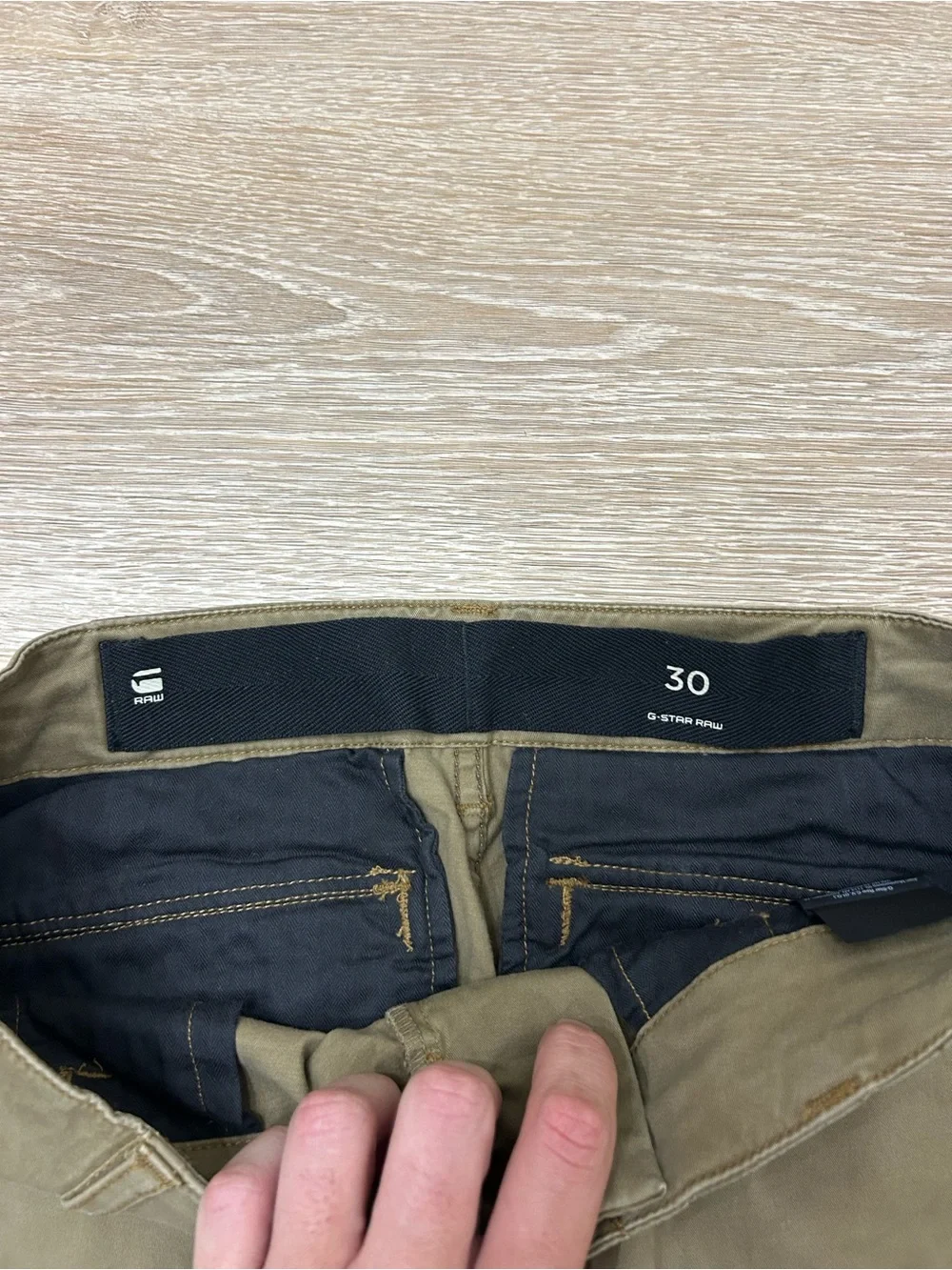 G-Star RAW Rovic Cargo Shorts Men’s Size 30 Khaki Utility Military Cotton Casual